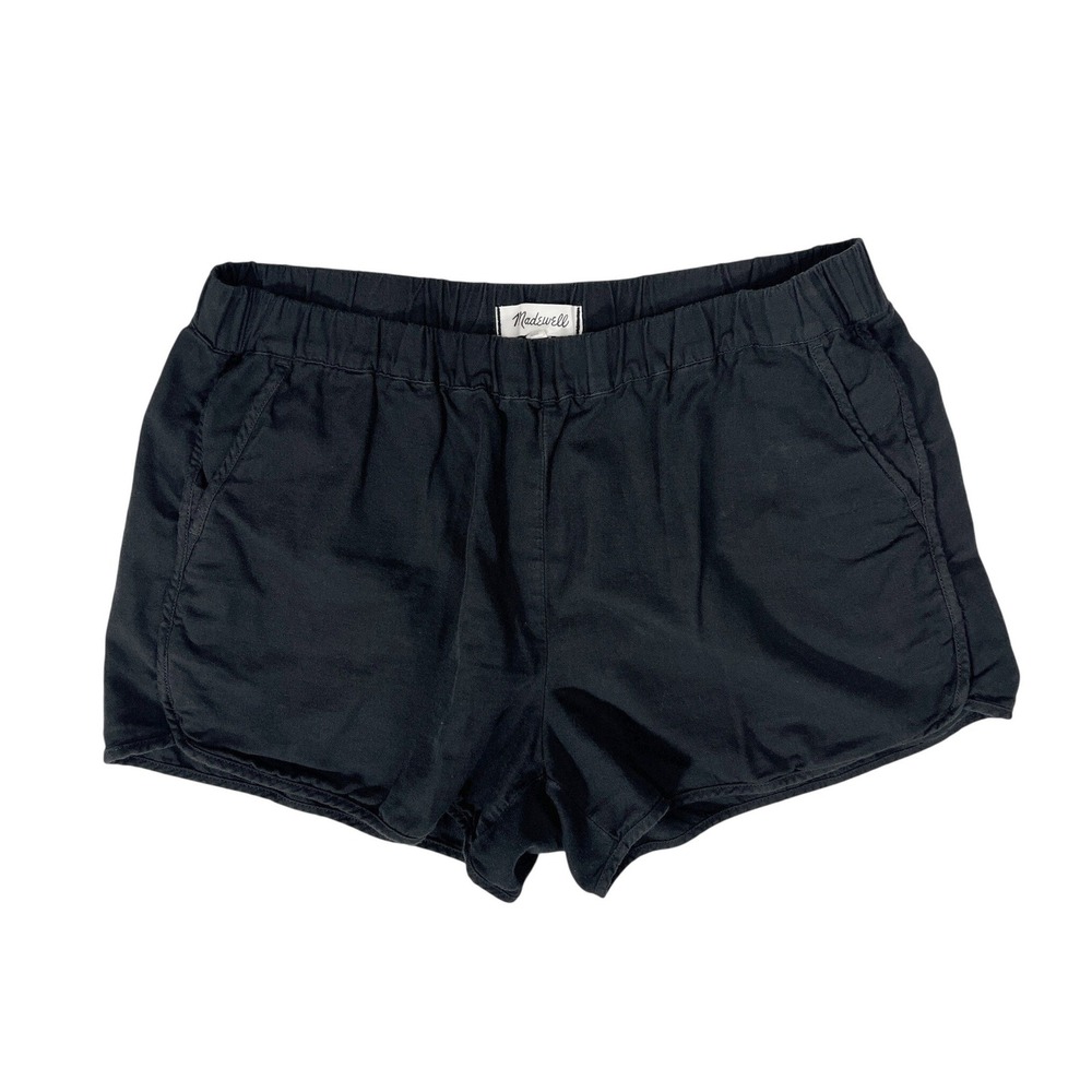 Madewell Lounge Shorts H5956 Black Athleisure Minimalist Coastal Casual Comfort